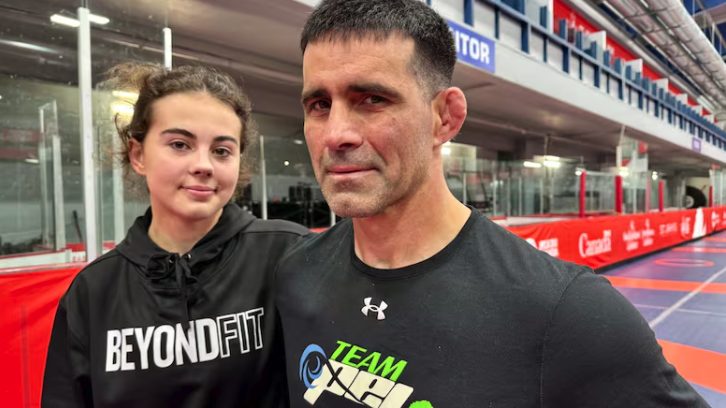 P.E.I. father coaches daughter to wrestling podium at Canada Summer Games